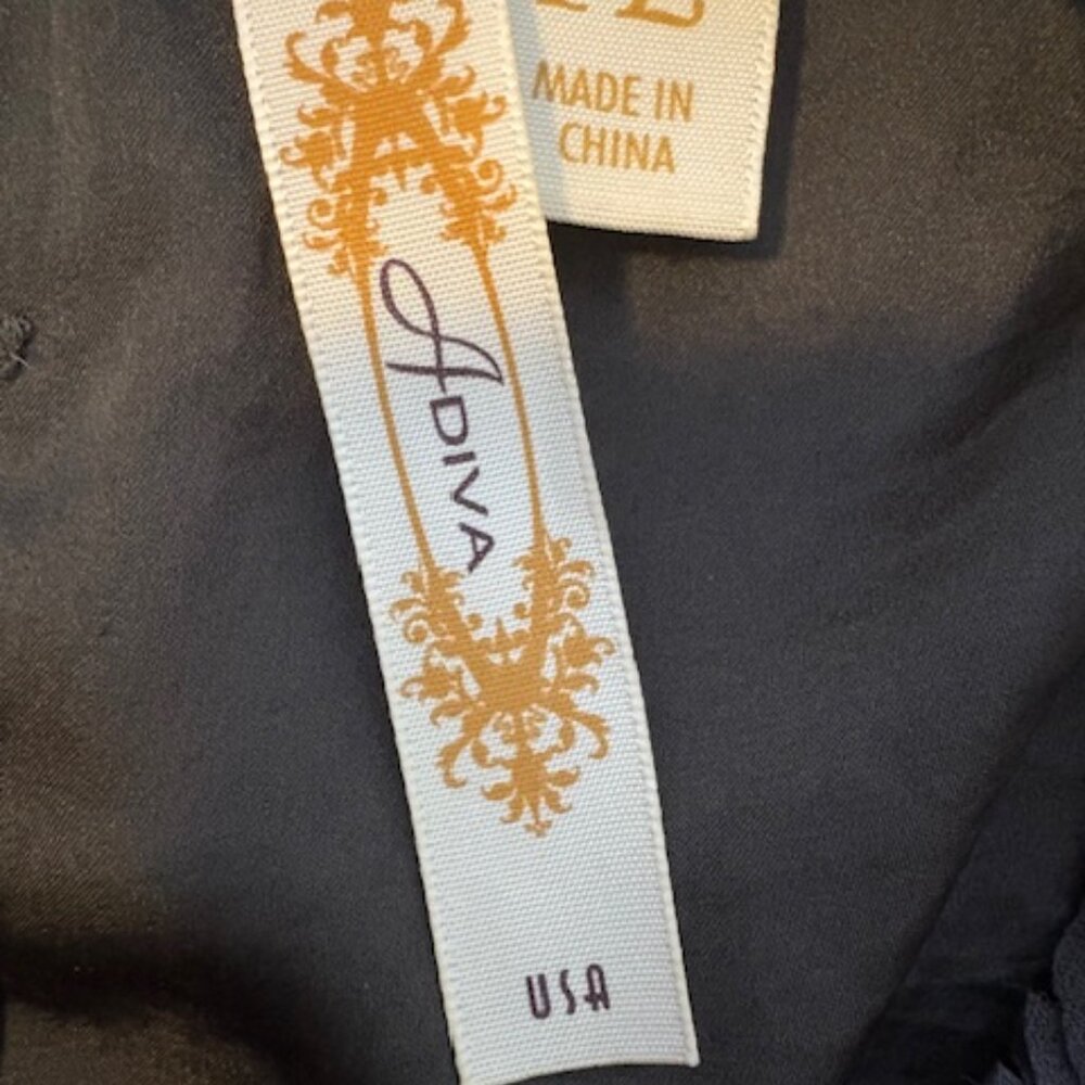 Adiva Women's Sleeveless Charcoal Gray Blouse - PL - Picture 4 of 5